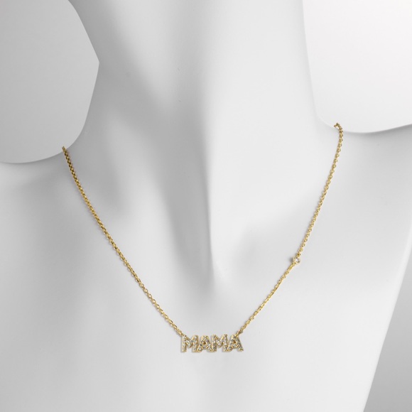 MAMA Zircon 925 Sterling Silver Necklace - Picture 2 of 8